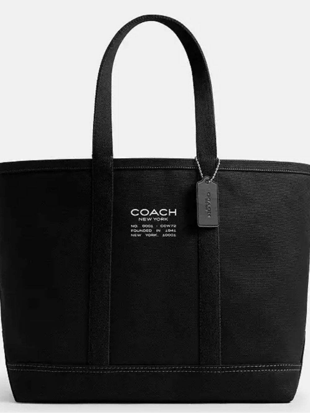 Coach Black Utility Tote Bag
